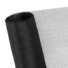 Roll of black fiberglass window screen mesh used as a tear-resistant insect barrier for doors and windows.