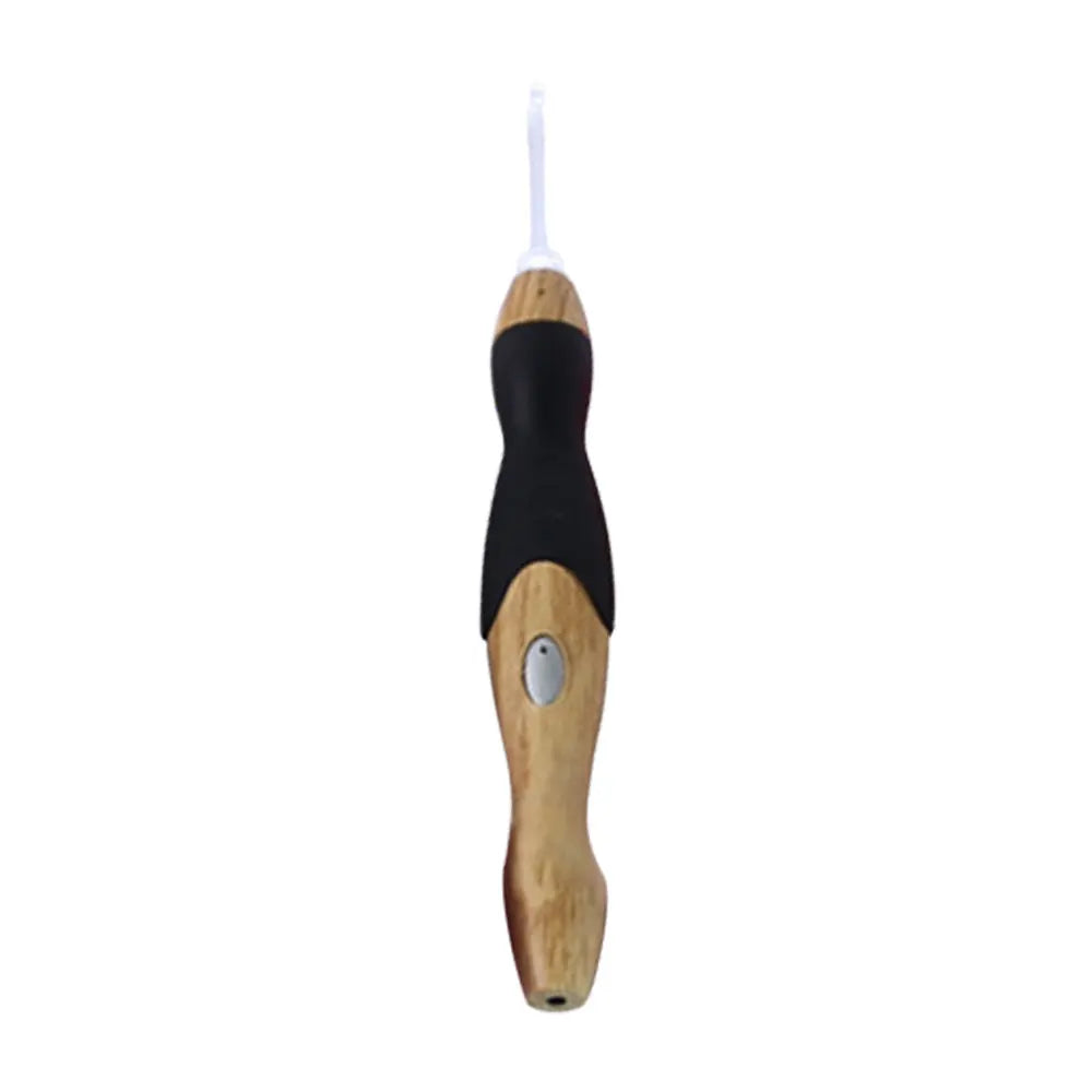 LED Lighted Crochet Hook Set with USB Rechargeable Handle