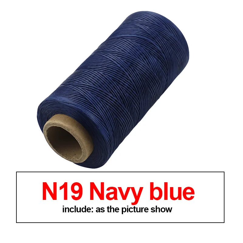 Flat Waxed Thread Spool for Leathercraft and DIY Projects