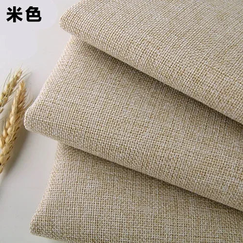 Premium Cotton-Linen Upholstery Fabric – Solid Colors, Durable & Versatile