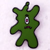 Green Plankton Enamel Pin Brooch