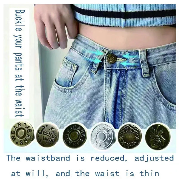 Jeans Button Repair Kit with Tool (17mm)