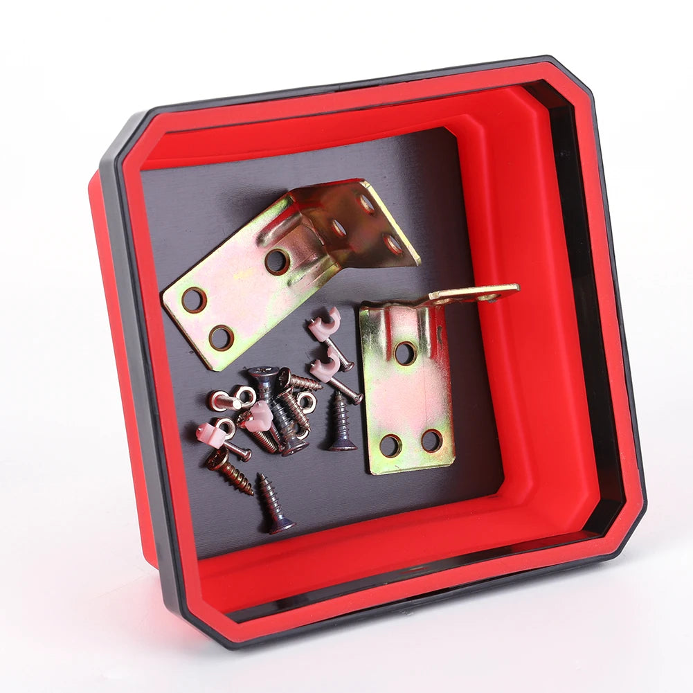 Collapsible Magnetic Parts Tray with Silicone Bowl