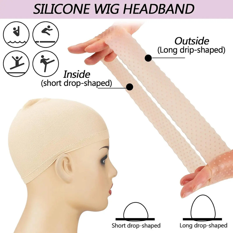 Silikon-Wig-Grip-Band – Anti-Rutsch-Stirnband für sicheren Halt