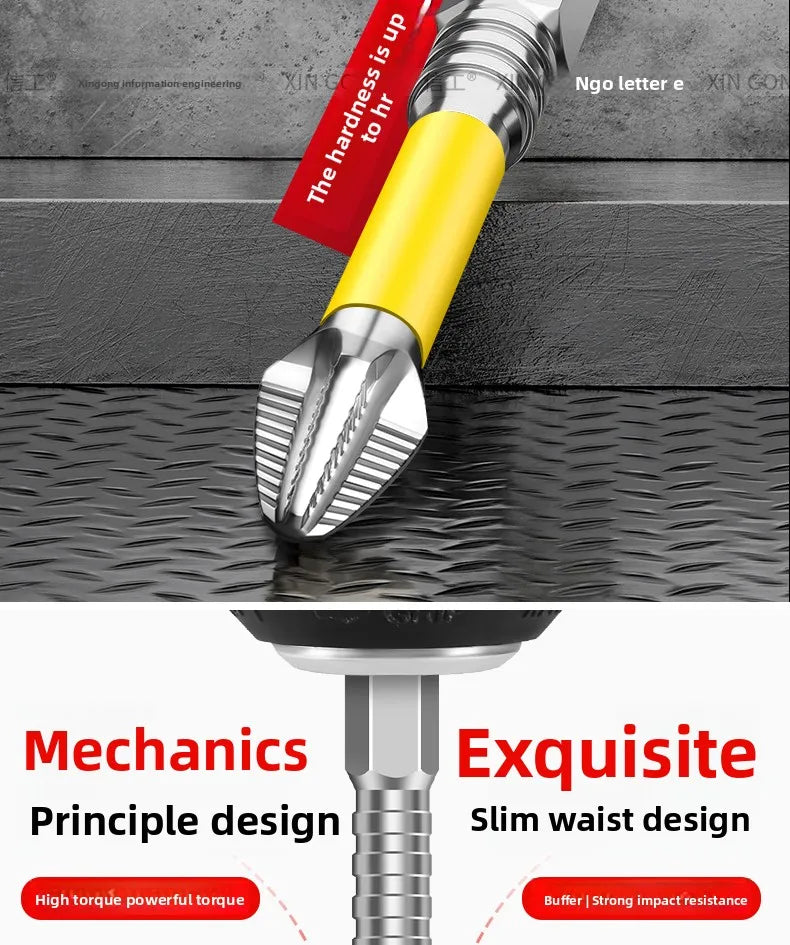 High-Torque Magnetic Screwdriver Set with Non-Slip Grip