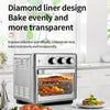 26L Large-Capacity Electric Air Fryer Oven with Viewing Window