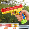 Building Block Toy Gun with Continuous Firing Blowback Action