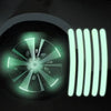 Reflective Car Wheel Decorative Stickers — 20 Pack