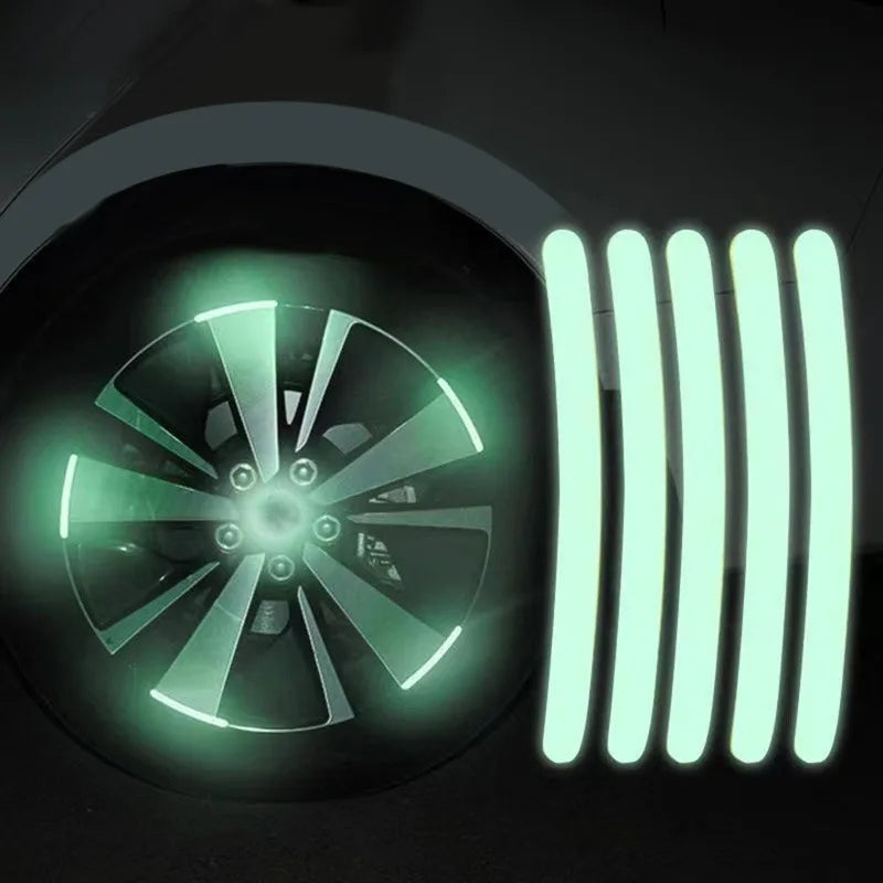 Reflective Car Wheel Decorative Stickers — 20 Pack