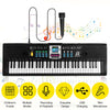 61-Key Electronic Keyboard Piano with Microphone for Beginners