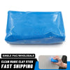 A blue magic clay stick product packaged in a clear plastic bag for wholesale and fast shipping.