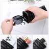 Double-Layer PU Leather Glasses Case with Soft Lining