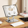 Foldable 360° Rotating Tablet and Phone Stand with Height Adjustment