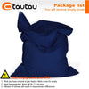 Waterproof Oxford Bean Bag Cover – Large Corner Pouf Shell (Filler Not Included)