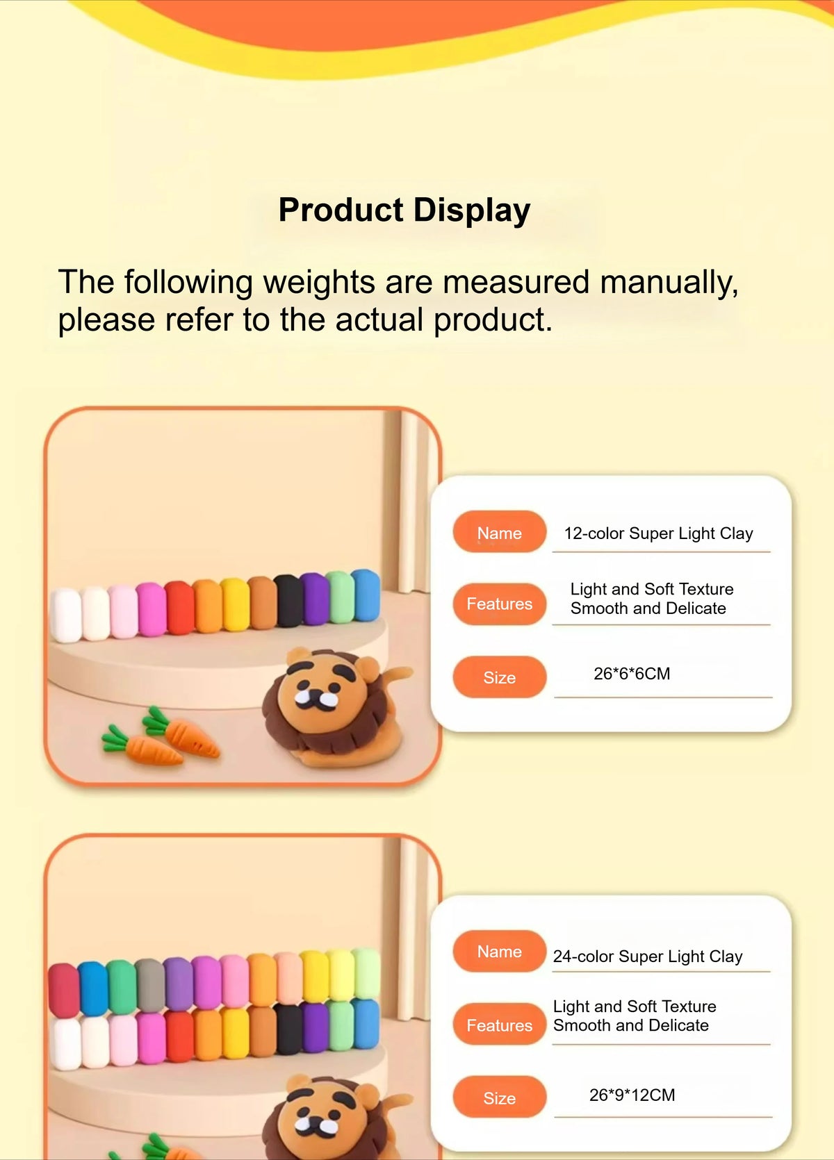36-Color Air Dry Modeling Clay Kit with Sculpting Tools