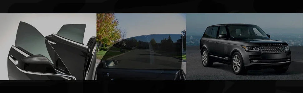 Black Privacy Car Window Tint Film – Heat & UV Blocking