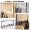 Over-the-Door 6-Hook Organizer Rack