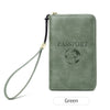 RFID-Blocking Travel Passport Holder with Card Slots