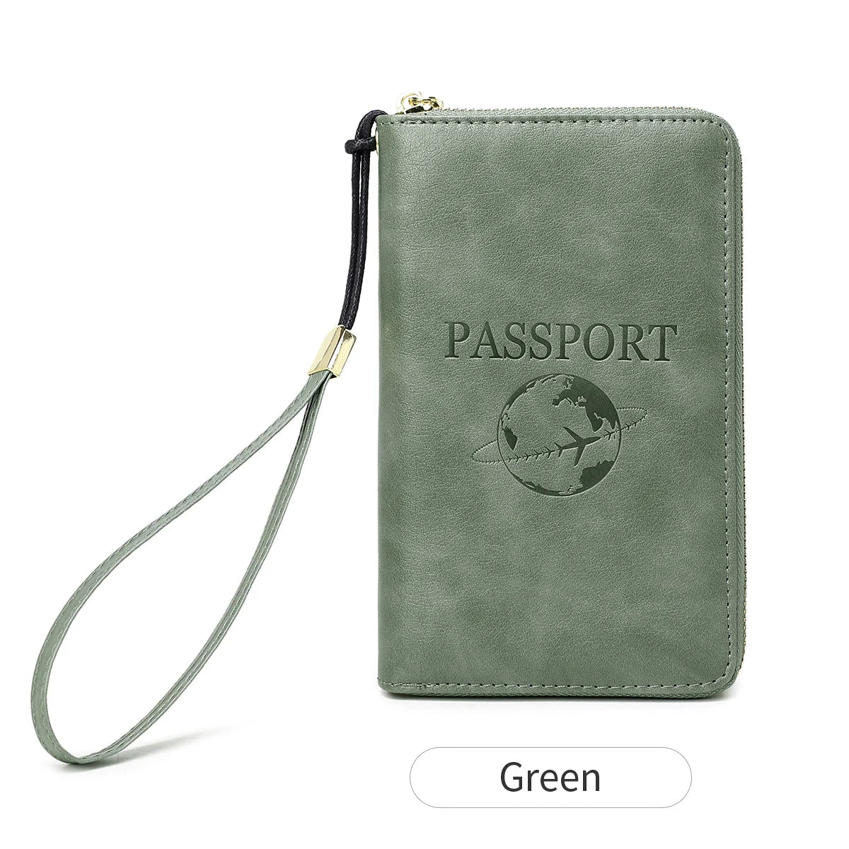 RFID-Blocking Travel Passport Holder with Card Slots