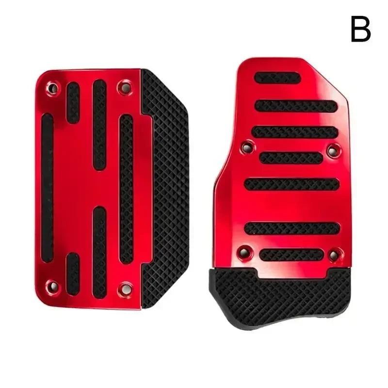 Non-Slip Aluminum Pedal Covers for Gas and Brake