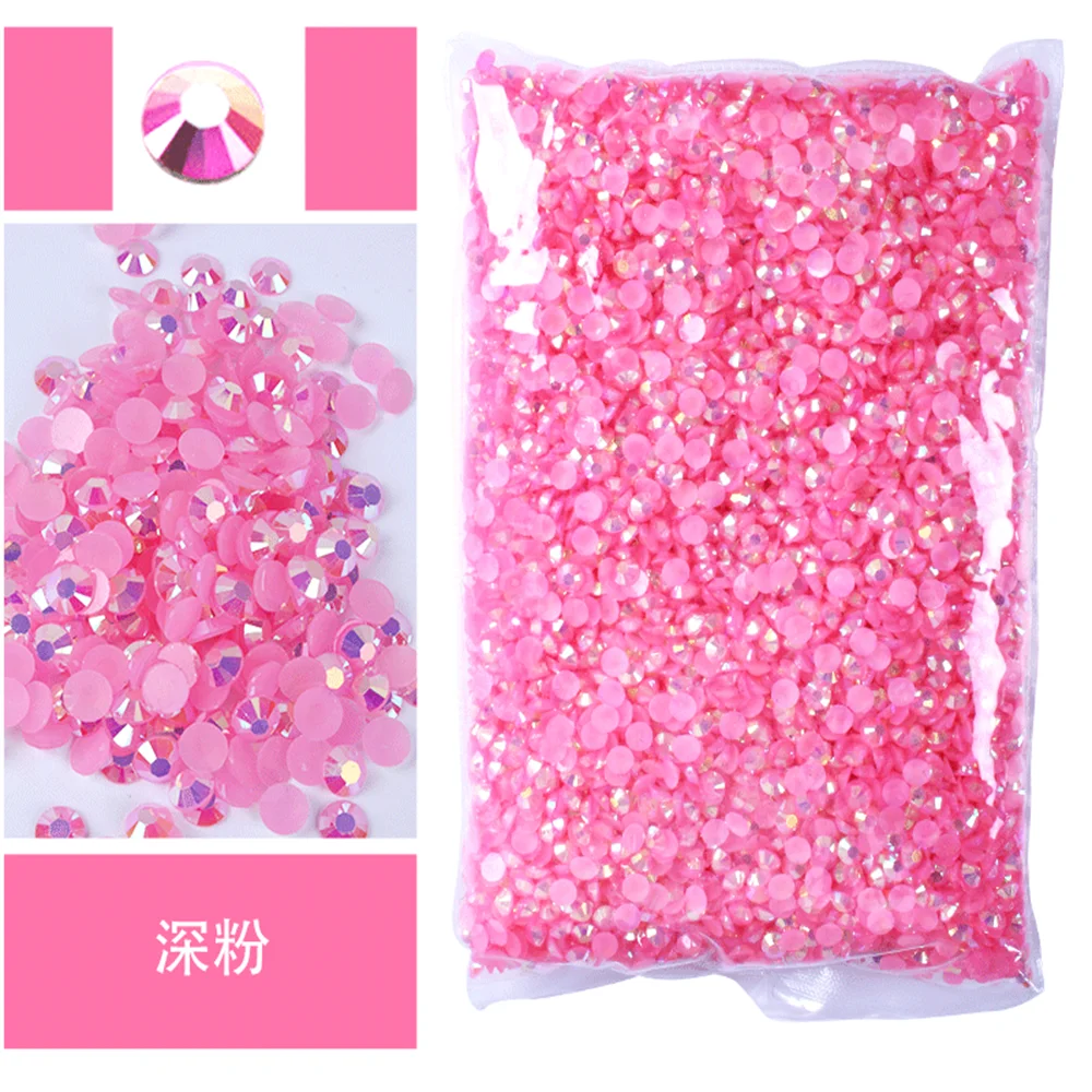 Jelly AB Flatback Resin Rhinestones (2-6mm)