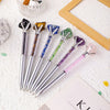 Natural Amethyst Crystal Ballpoint Pen