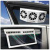 Solar-Powered Car Ventilation Fan with Rechargeable Battery