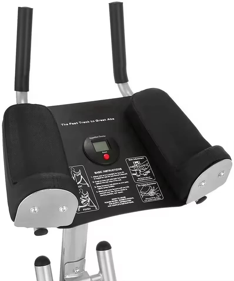 Foldable Ab Trainer with Adjustable Resistance