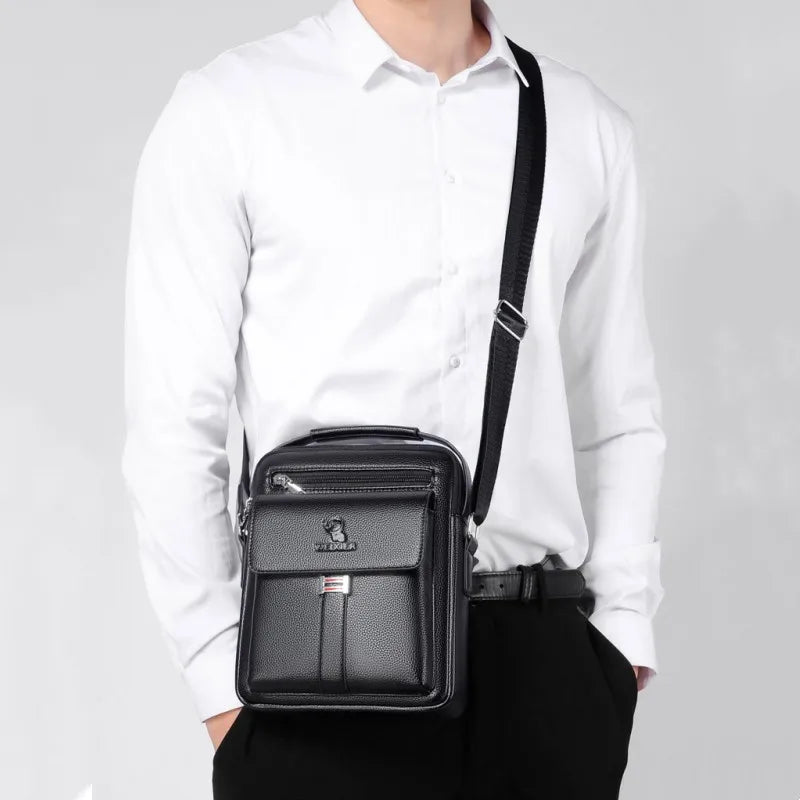 Vintage Waterproof Crossbody Messenger Bag for Men