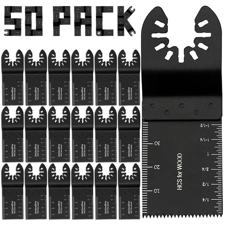 Oscillating Multi-Tool Blades for Fast Cutting in Wood, Metal, and Plastic