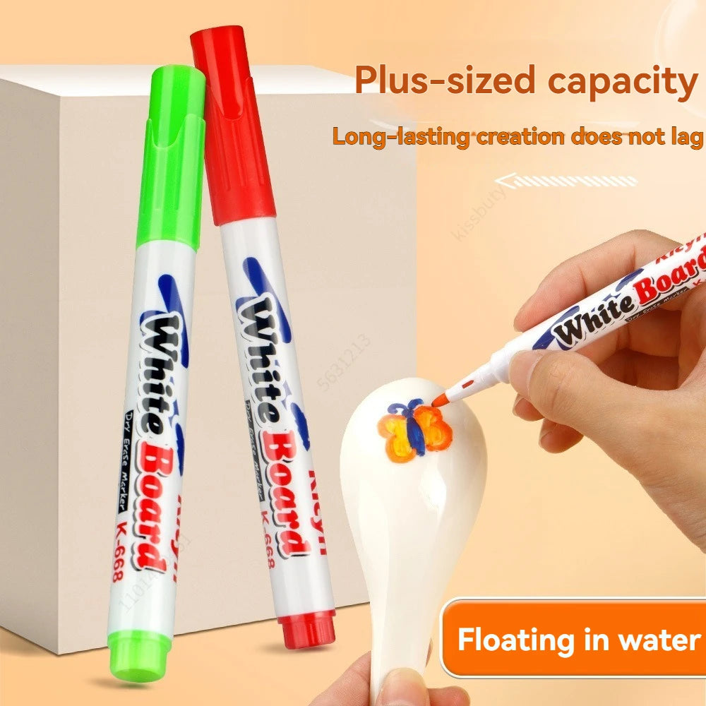 Erasable Whiteboard Markers for Glass, Ceramics & Office