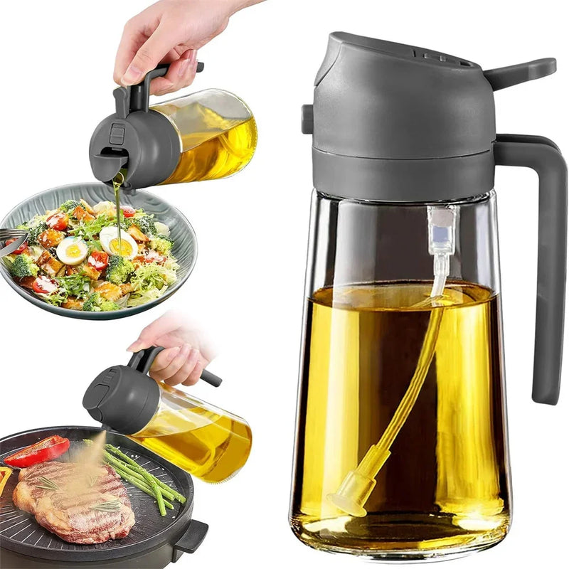 Öl-Sprühflasche & Gießkanne aus Glas
