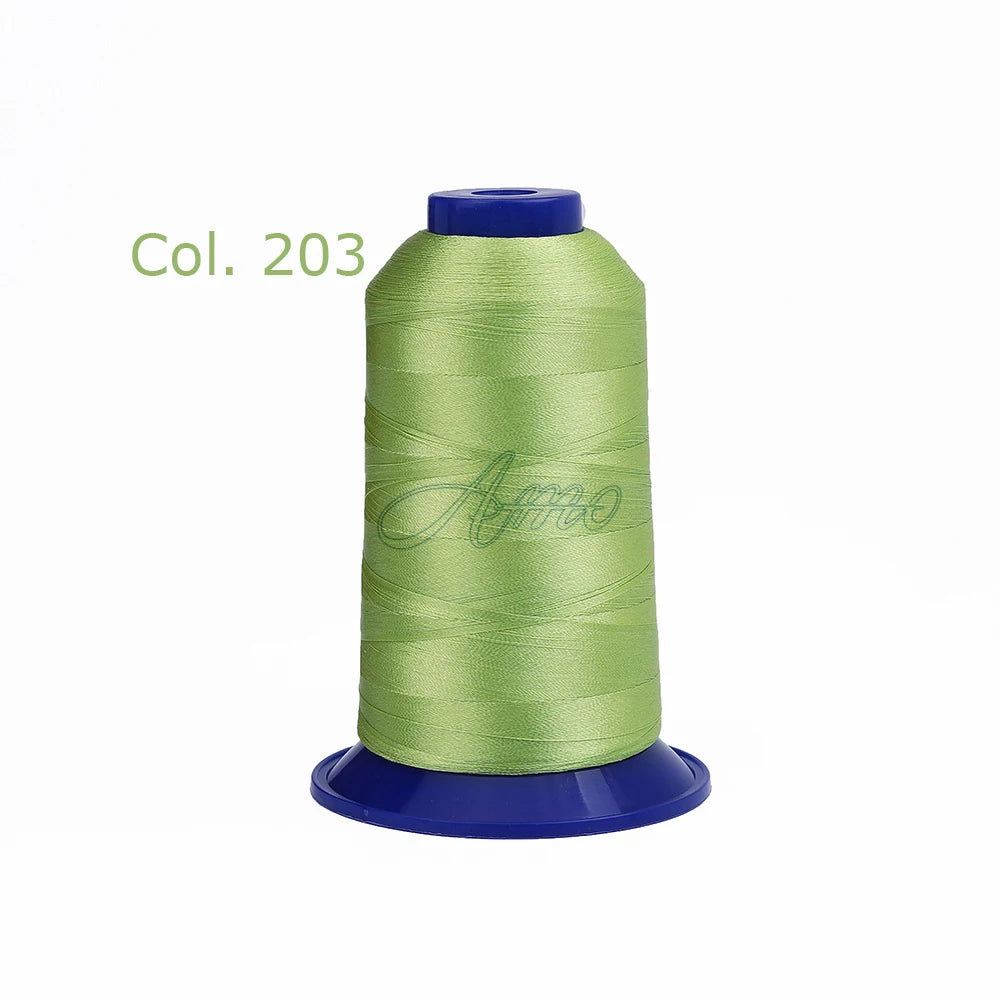 High-Tenacity Polyester Embroidery Thread (120D/2, 40wt) for Home & Industrial Machines