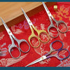 Vintage Stainless Steel Sewing Scissors for Fabric and Embroidery