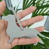PU Leather Dachshund & Bulldog Keychain
