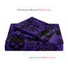 Gothic Skull Print Duvet Cover Set with Pillowcases - Soft Polyester Bedding for Adults