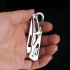 Folding Stainless Steel Fruit Knife with Non-Slip Handle