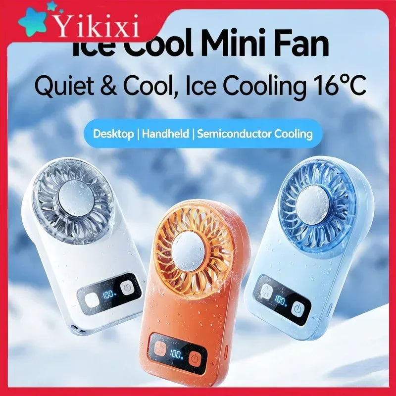 Ventilador Portátil de Mano con Tecnología de Enfriamiento TEC