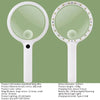 Rechargeable LED Handheld Magnifier with 3 Light Modes