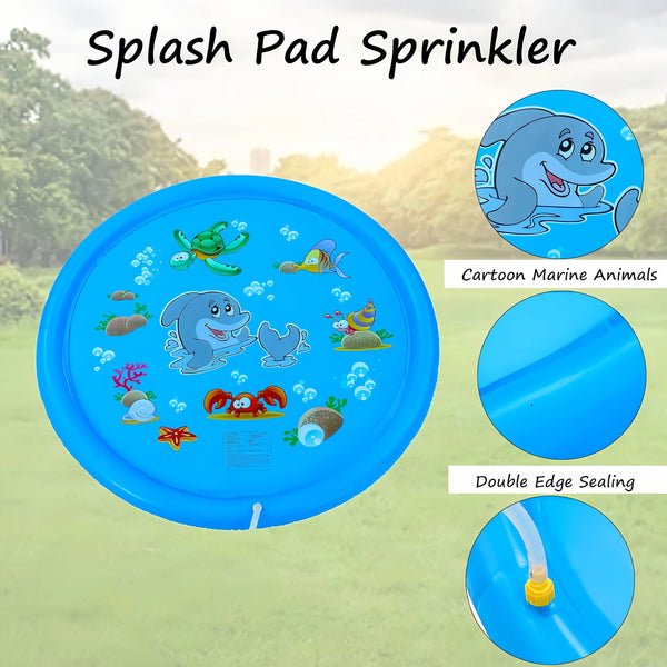 Aufblasbares Planschbecken mit Sprinkler für Kinder