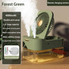 Portable Ultrasonic Humidifier with Fan and LED Night Light