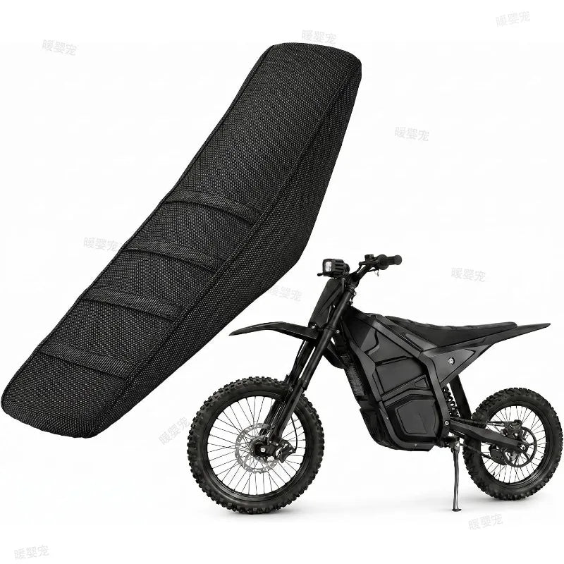 Black waterproof non-slip seat cover for a Yozma IN10 electric bike.