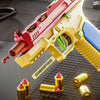 Building Block Toy Gun with Continuous Firing Blowback Action