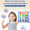 Magnetic Fraction Teaching Set with Charts & Erasable Practice Area