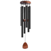 28-Inch Mediterranean Metal Wind Chime with Six Tuned Tubes for Garden, Patio & Porch