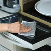 Double-Layer Steel Wire Cleaning Cloth with Microfiber Mesh