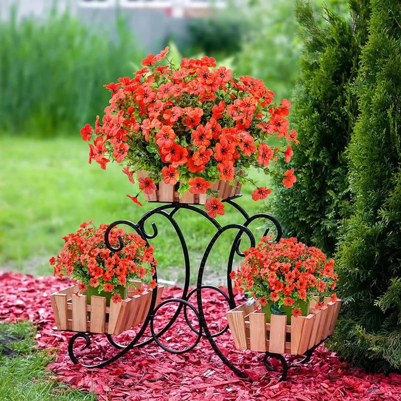 UV-Resistant Faux Orchid Branches for Indoor & Outdoor Decor