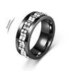 Gear-Chain Rotating Anxiety Ring
