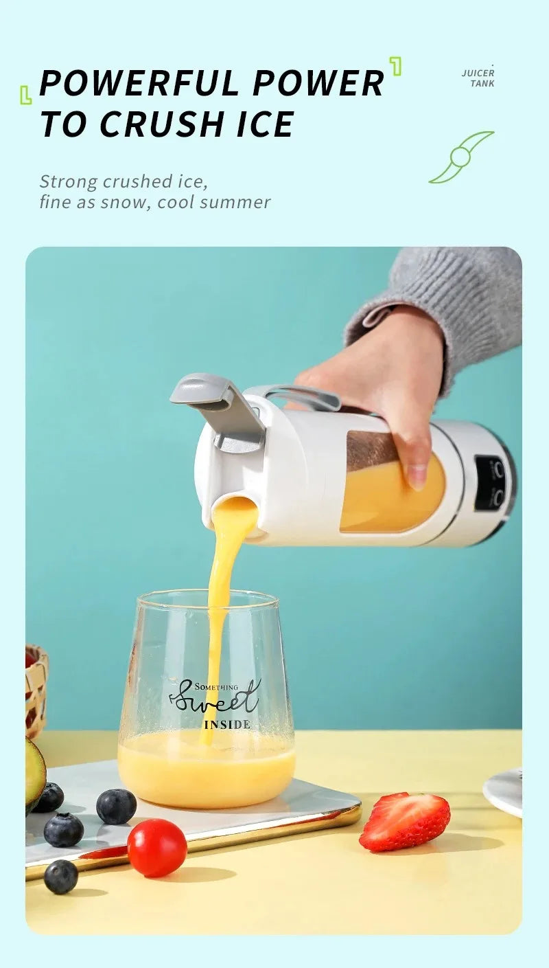 Portable USB Rechargeable Fruit Juicer Blender Cup