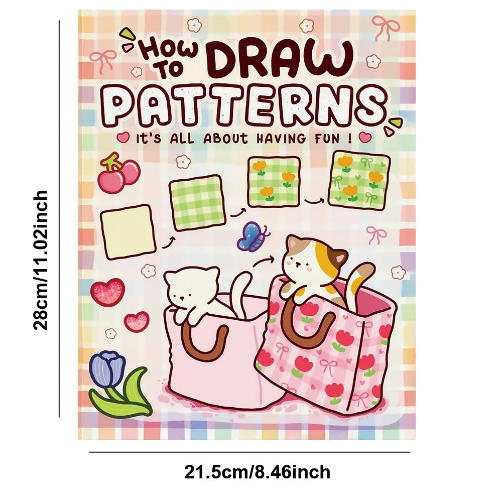Step-by-Step Pattern Drawing & Coloring Book for All Ages